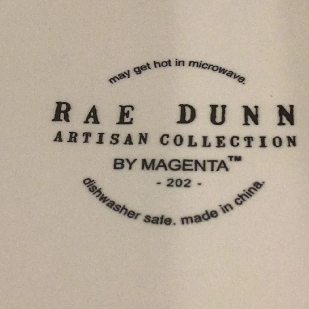 Rae Dunn PAWS OFF Pet Bowl